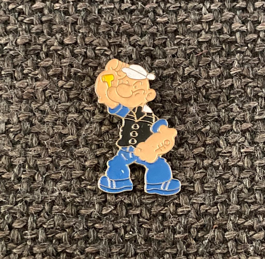 PIN - POPEYE, Collections, Broches, Pins & Badges, Envoi, Utilisé, Figurine, Insigne ou Pin's