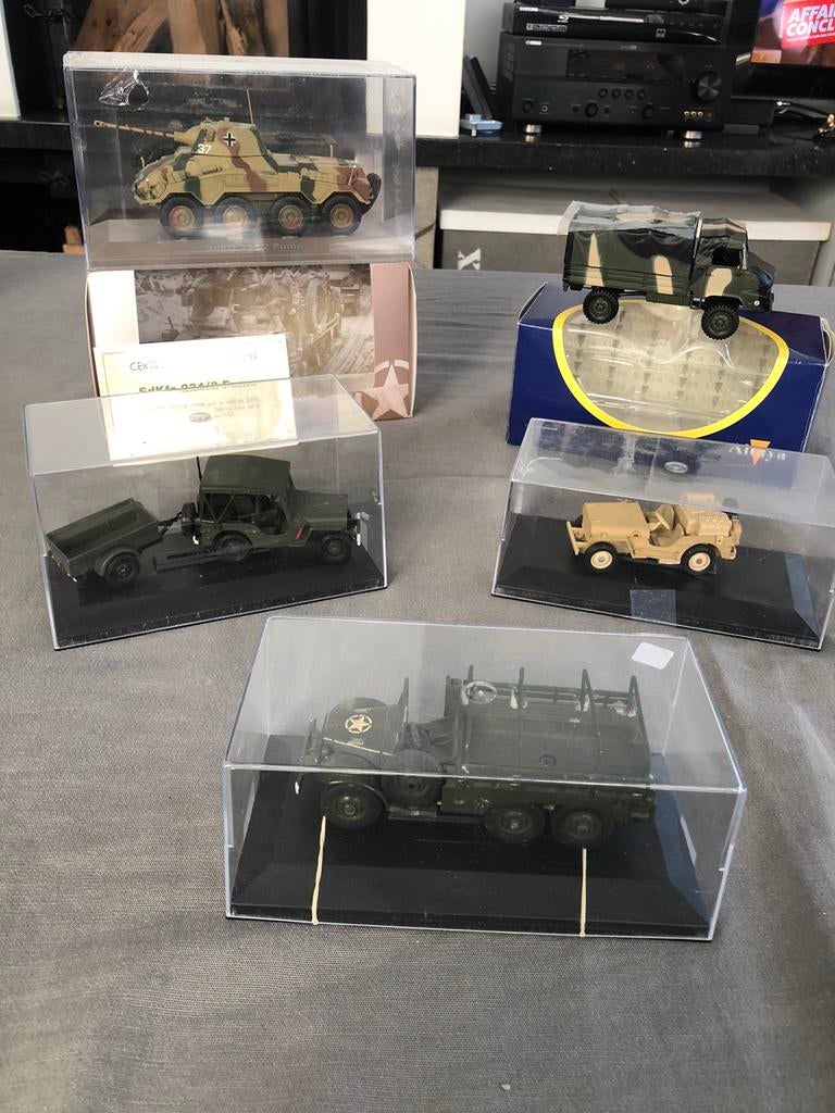 lot collection véhicule militaire solido atlas altaya, Ophalen, Gebruikt, Solido