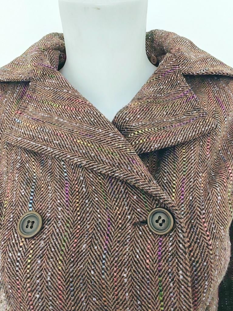 Caban, Manteau court en laine 40%, Enlèvement ou Envoi, Comme neuf, Beige
