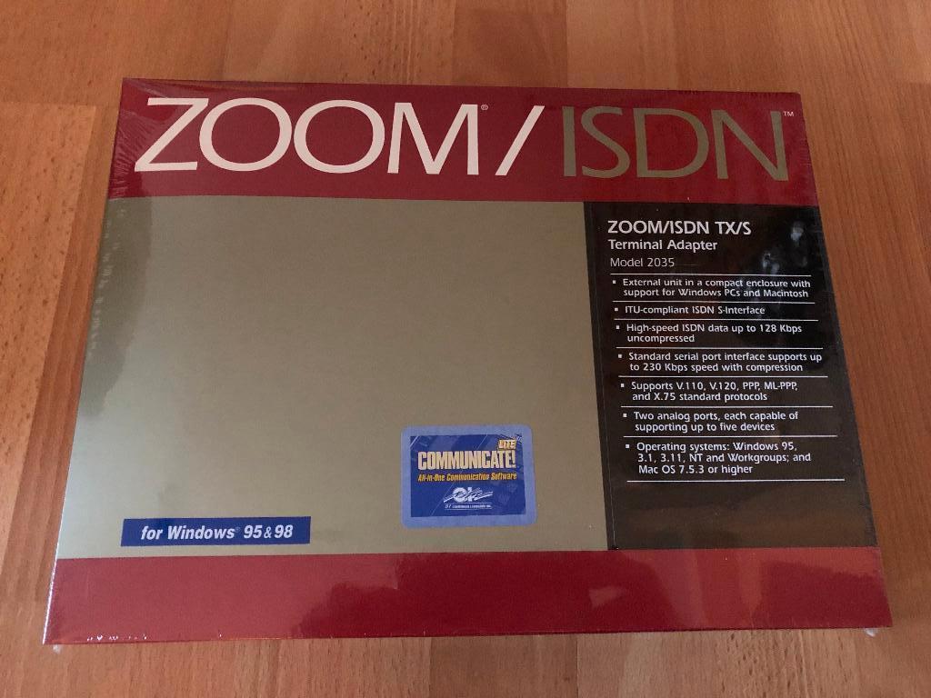 Zoom ISDN Model 2035 externe faxmodem (NIEUW), Ophalen, Nieuw, Zoom