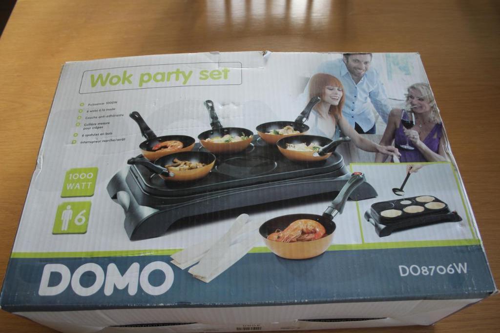 Wok party set, Ophalen, Zo goed als nieuw, Wok