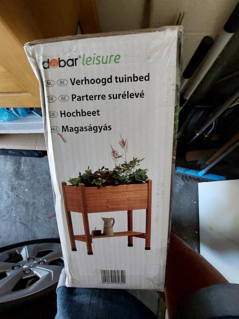 Jardinière sur pieds, Tuin en Terras, Ophalen, Nieuw, Hout, Binnen