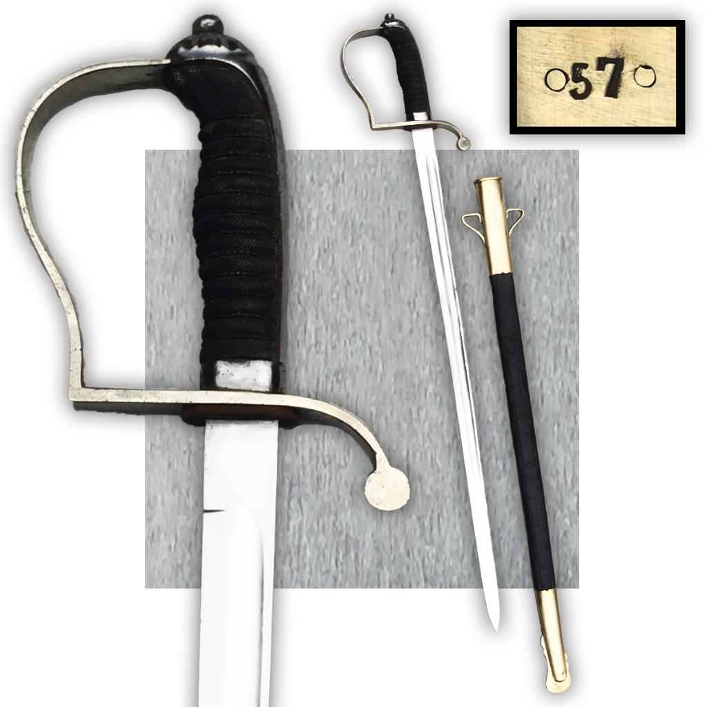 🚨 RARE : SABRE POLICIER HOLLANDAIS GLUCHAT XIX ORIGINAL, Collections, Objets militaires | Général, Armée de terre, Envoi