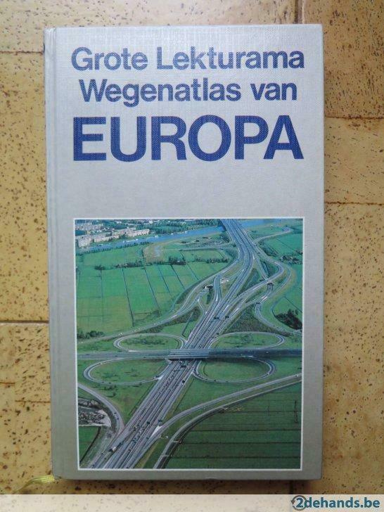 Boek : Grote Lekturama Wegenatlas van Europa, Ophalen of Verzenden, Gelezen, Europa