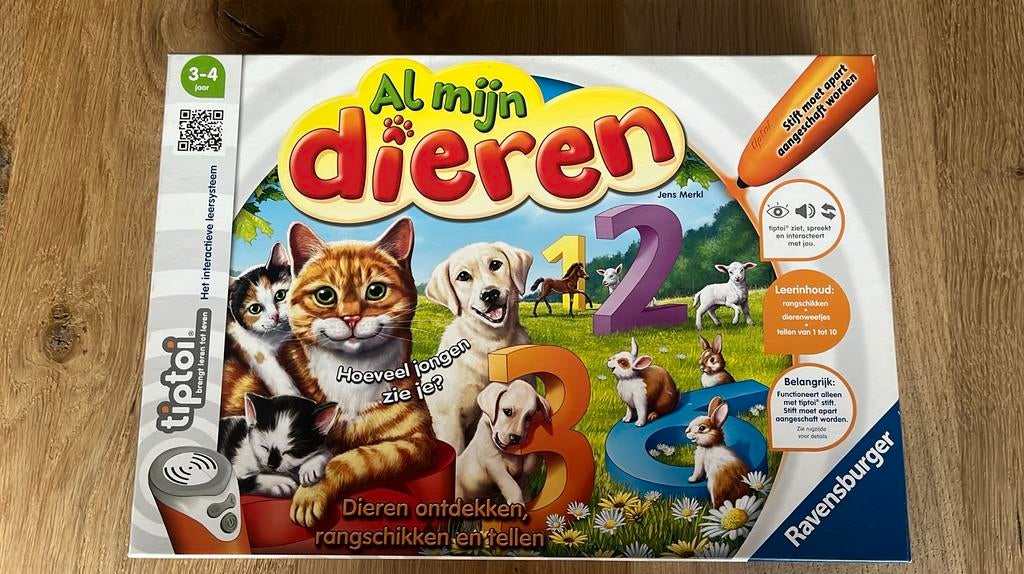 Tip toi al mijn dieren, Enlèvement, Comme neuf