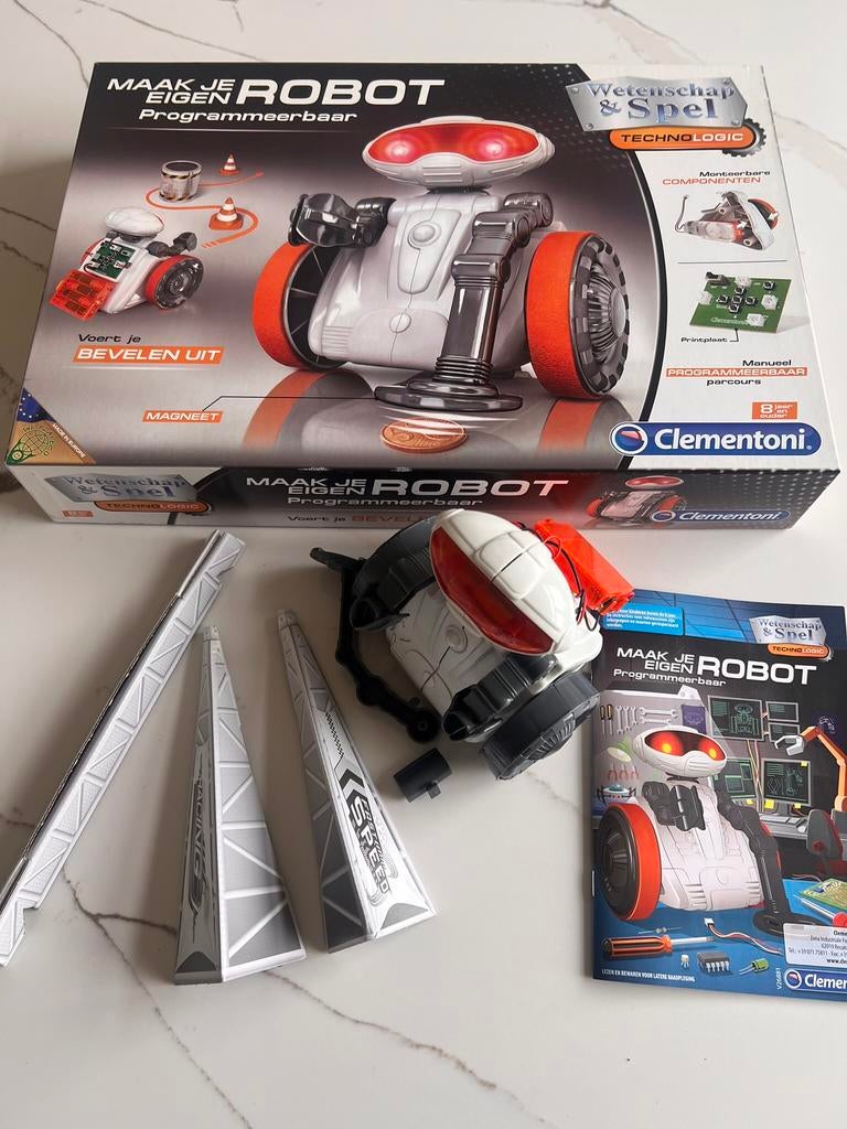 Wetenschap & Spel: maak je eigen robot - programmeerbaar, Kinderen en Baby's, Speelgoed | Educatief en Creatief, Gebruikt, Ontdekken