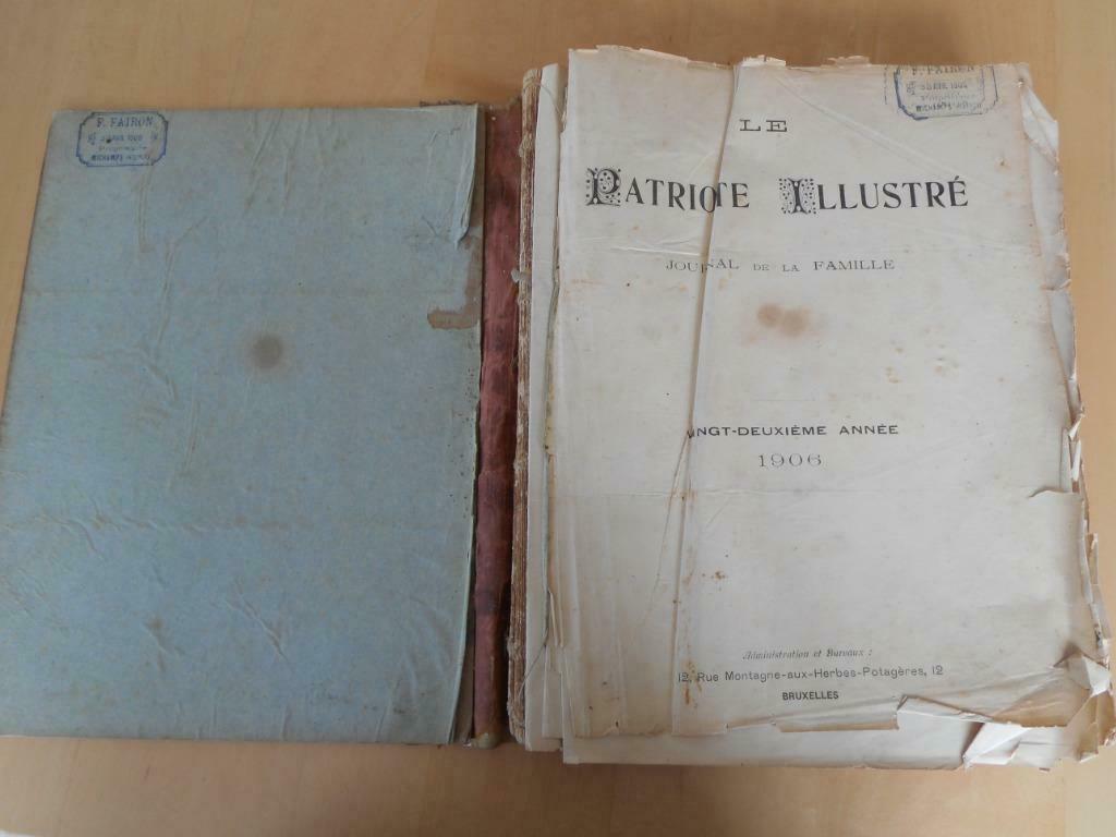 Patriote illustré - reliure de l'année 1906, Ophalen of Verzenden, Voor 1920, Krant