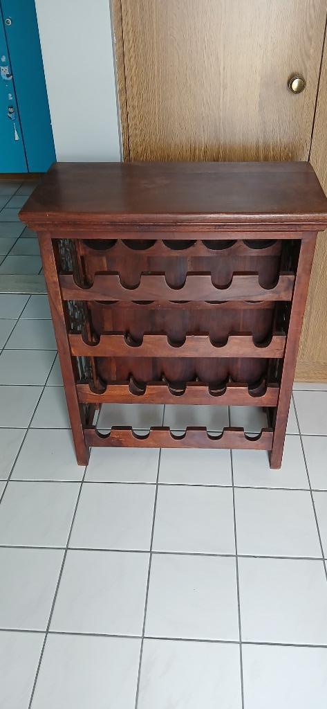 wijnrek, Enlèvement, Utilisé, Bois, 15 à 25 bouteilles