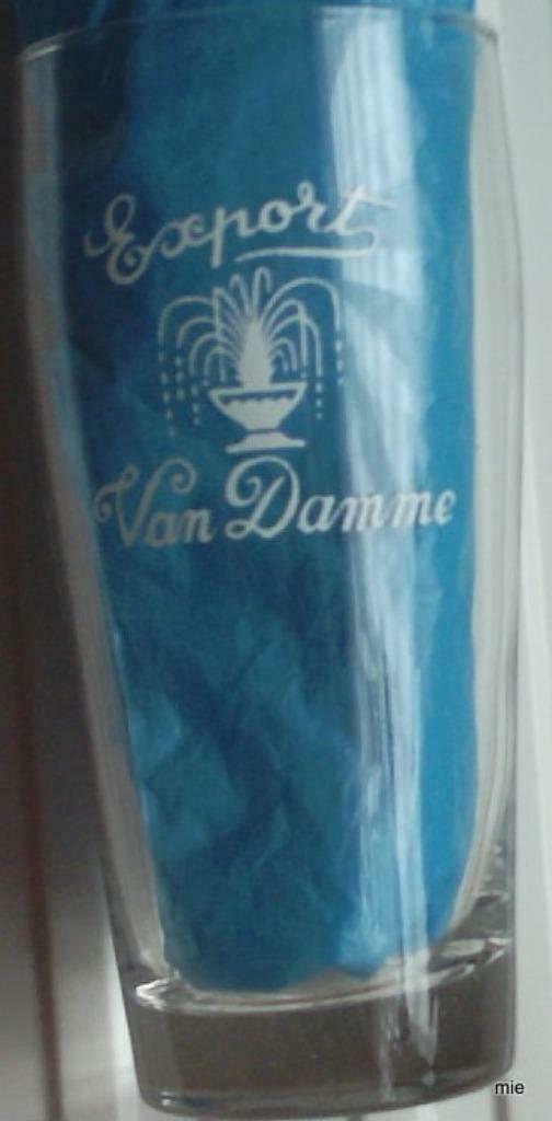 bier brouwerij glas Oedelem Van Damme, Ophalen of Verzenden, Zo goed als nieuw, Bierglas