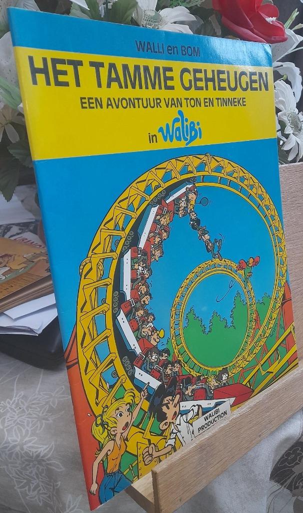ton en tinneke  Het tamme geheugen   walli naar Franquin, Eén stripboek, Ophalen of Verzenden, Zo goed als nieuw, Walli Bom