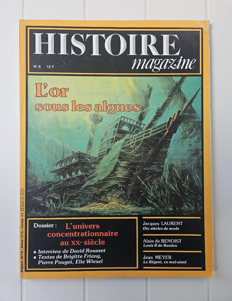 Histoire magazine n8 : L'or sous les algues, Enlèvement ou Envoi, Utilisé, COLLECTIF