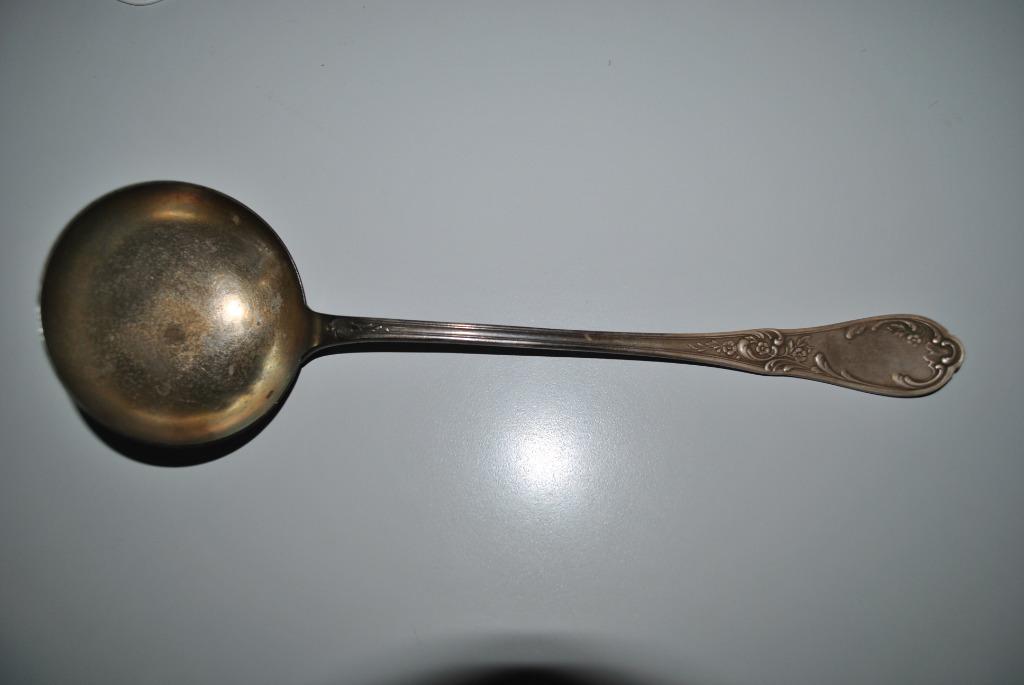 Louche métal argenté 100 g, Envoi, Utilisé, Autres matériaux
