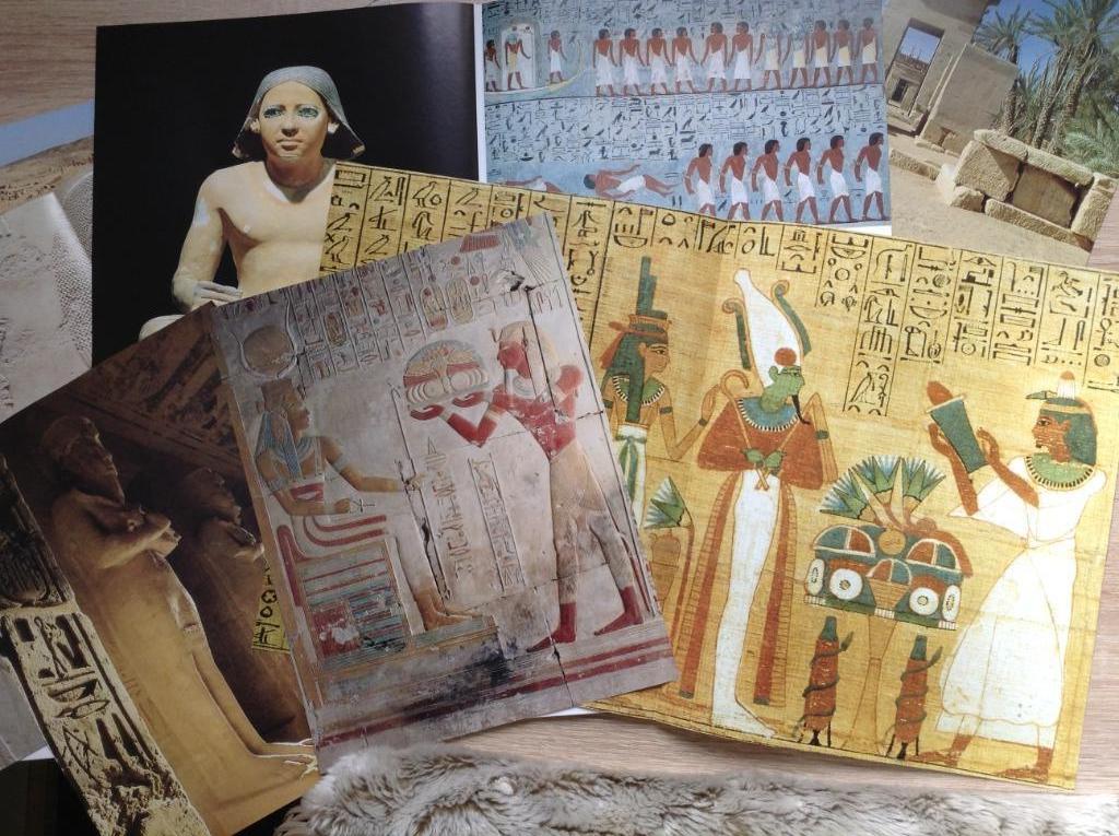 Prachtige foto's/illustraties van Egypte, Verzamelen, Ophalen of Verzenden, Nieuw, Buitenland, Prent