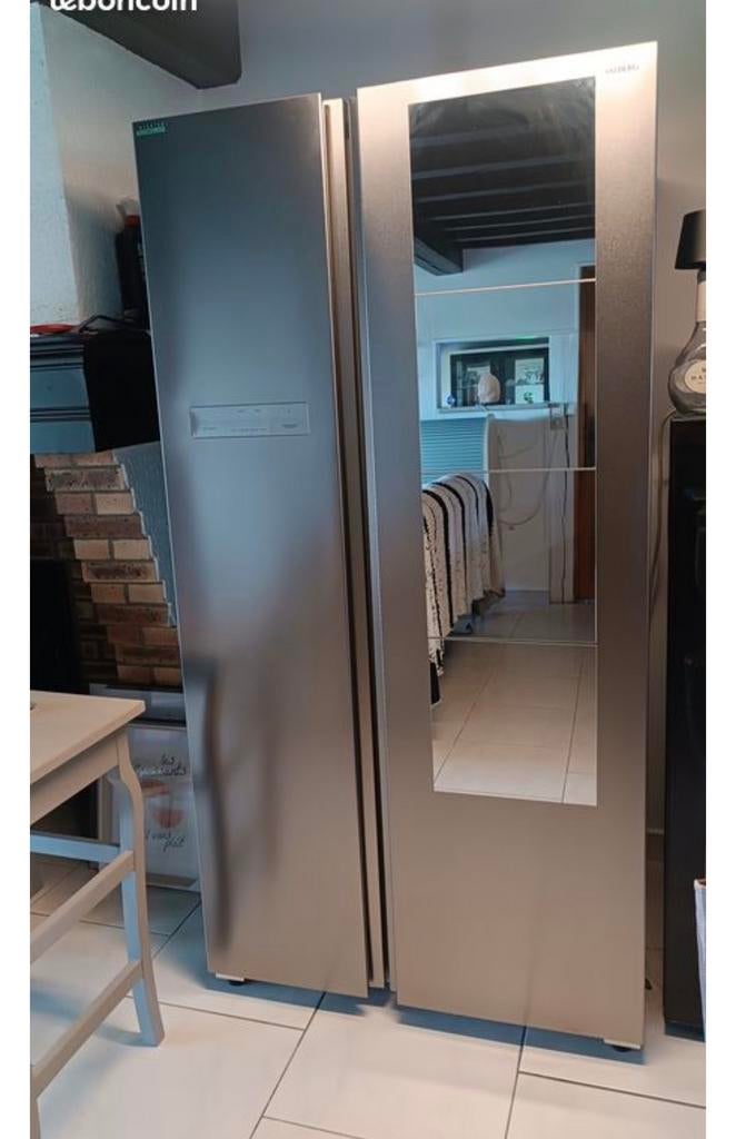 Frigo americain congélateur, Electroménager, Classe énergétique A ou plus économe, Enlèvement ou Envoi, 160 cm ou plus, Comme neuf