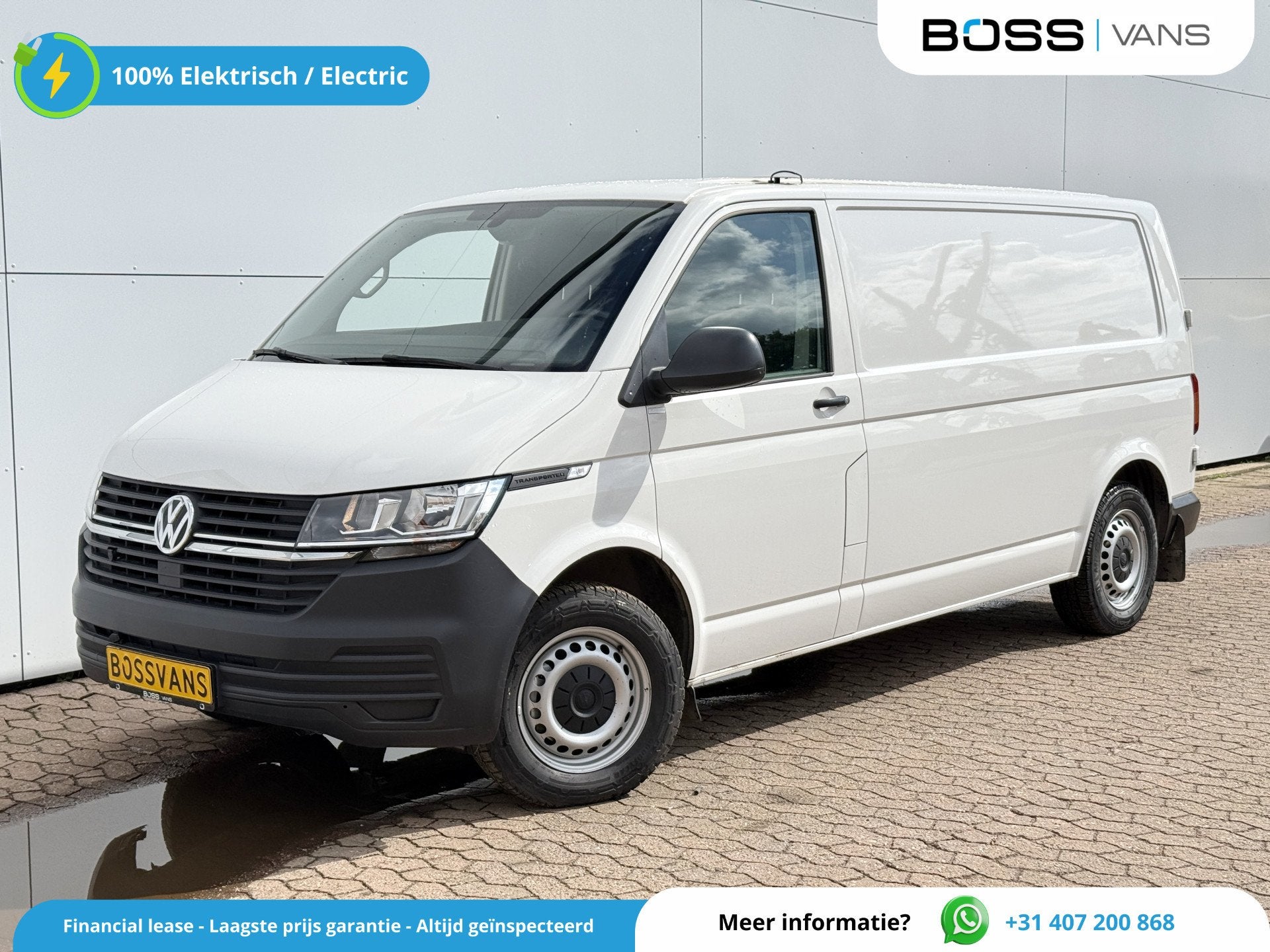 Volkswagen E-Transporter 37,3kWh 113PK L2 138 WLTP Snelladen, 113 ch, Achat, Entreprise, 3 places