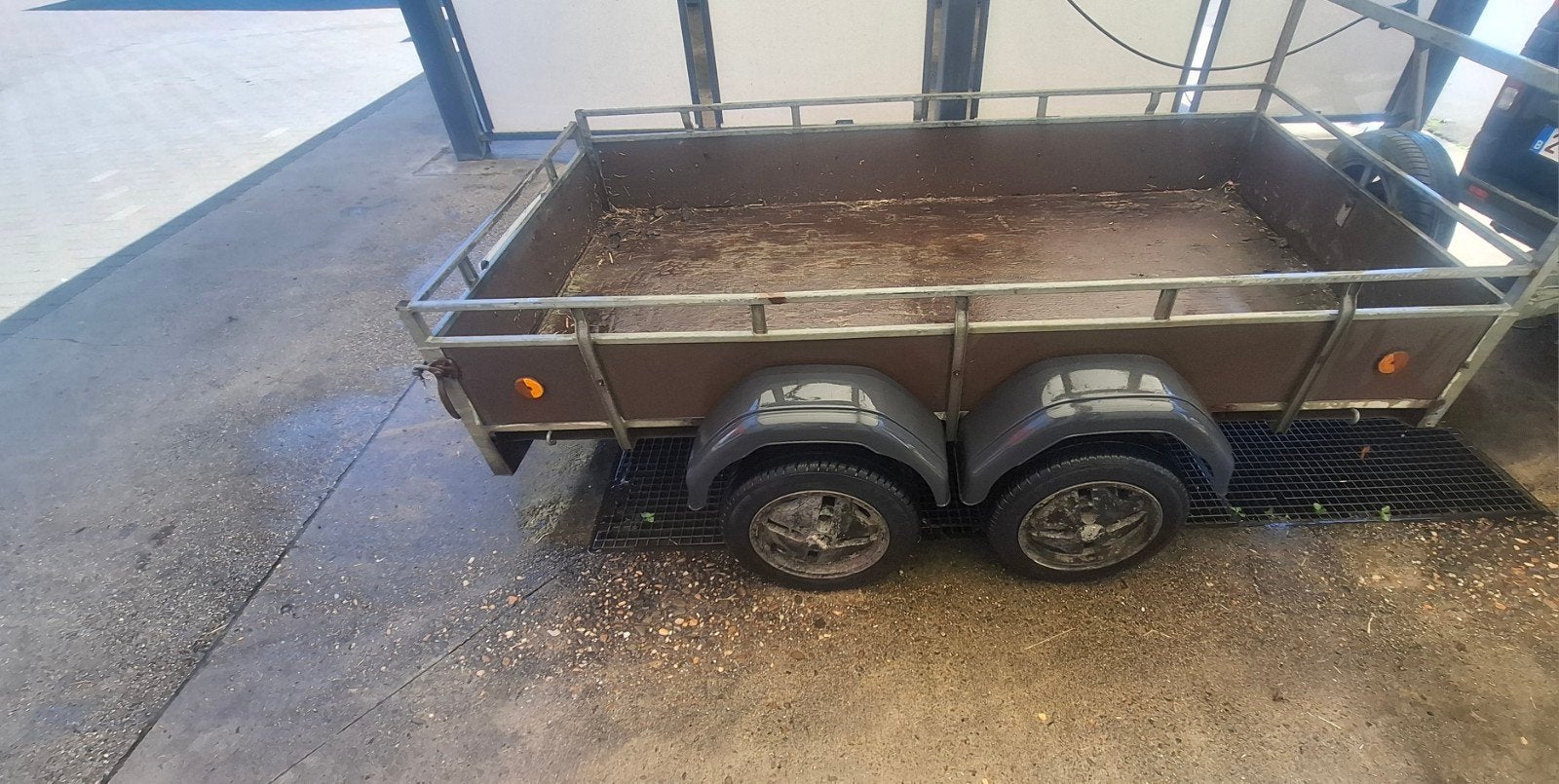 Aanhangwagen dubbelasser Remorque 750kg ongeremd, Auto diversen, Aanhangers en Bagagewagens, Ophalen of Verzenden