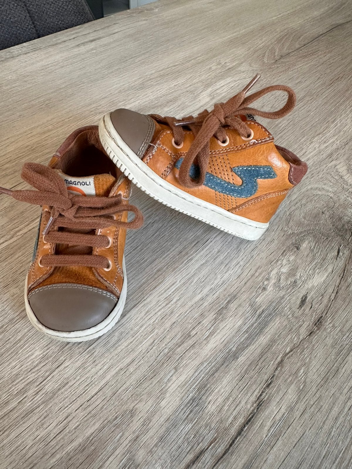 Romagnoli kinderschoenen maat 20 – leer, Kinderen en Baby's, Ophalen, Schoentjes, Zo goed als nieuw, Jongetje