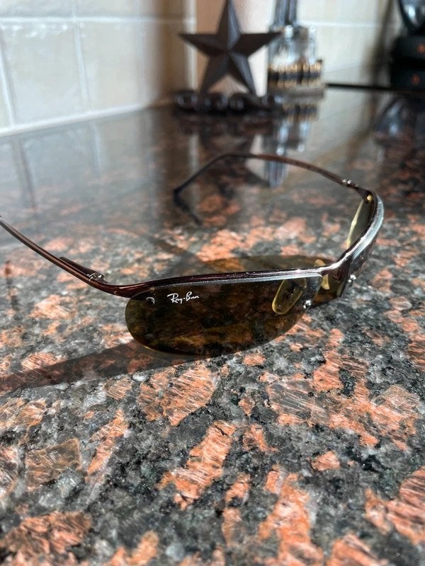 Ray-Ban zonnebril RB3186 014/73 Vintage Y2K Brons / Bruin, Handtassen en Accessoires, Zonnebril, Bruin, Ophalen of Verzenden, Zo goed als nieuw