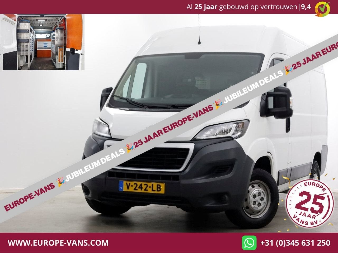 Peugeot Boxer 2.0 BlueHDI 130pk E6 L1H2 Premium Navi/Camera/, Achat, Entreprise, Diesel, Electronic Stability Program (ESP)