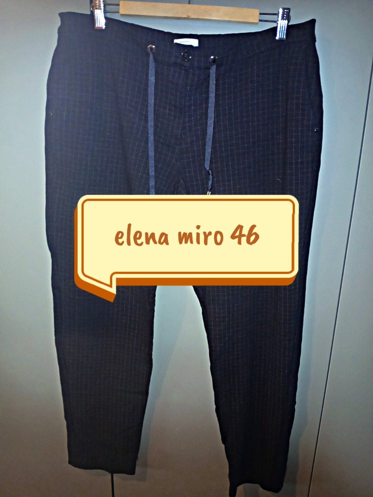 Broek elena miro 46, Verzenden, Zwart, Maat 46/48 (XL) of groter, Zo goed als nieuw
