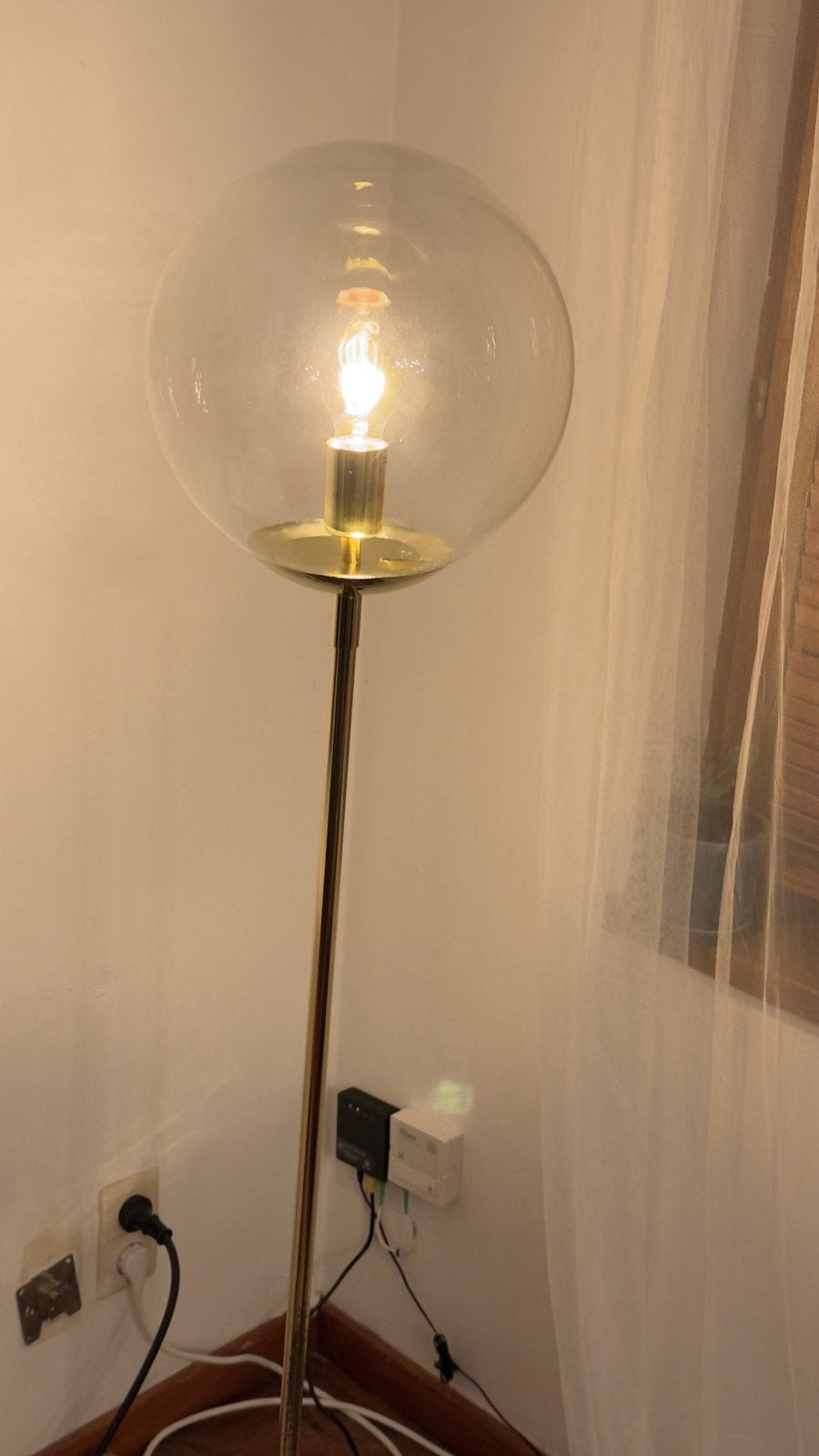Magnifique lampadaire, Maison & Meubles, Enlèvement ou Envoi, Comme neuf, Verre
