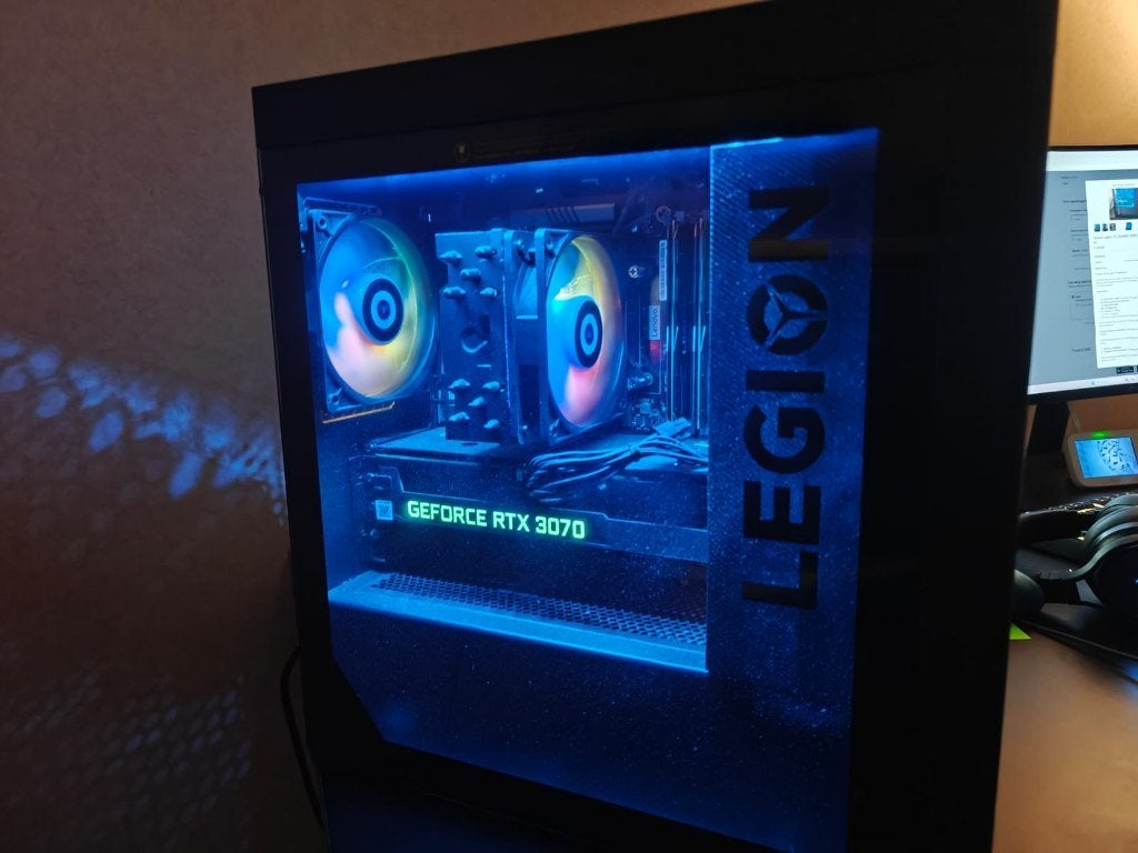 Lenovo Legion T5 26AMR5 90RC019VMH gaming PC, Ophalen, Zo goed als nieuw