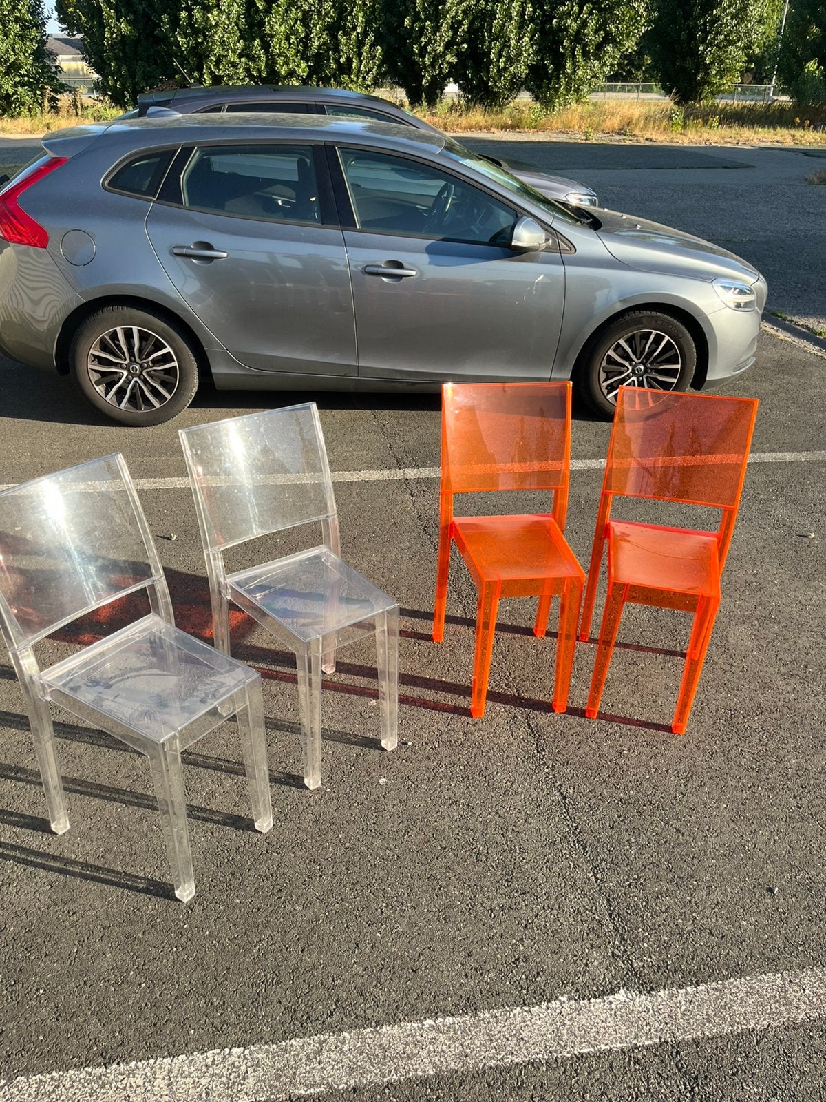 chaises Kartell la marie, Synthétique, Enlèvement, Utilisé, Blanc