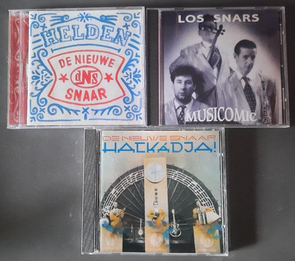 De Nieuwe Snaar - Los Snars - 3 cd ( 1 rariteit), Gebruikt, Pop, Gesigneerd, Ophalen of Verzenden