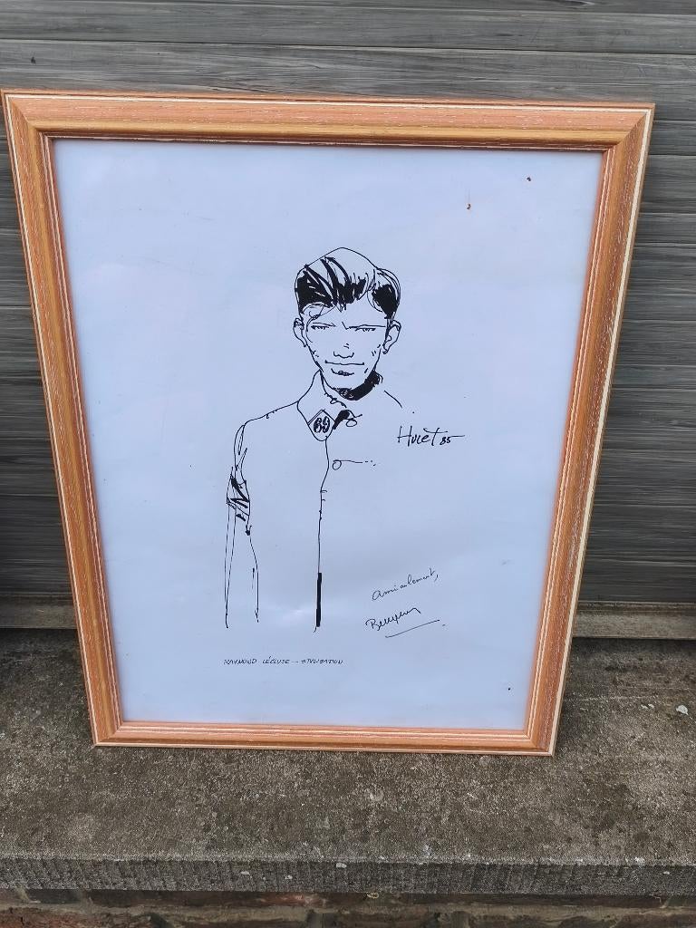 Dessin Raymond l'écluse signe bucquoy, Enlèvement ou Envoi