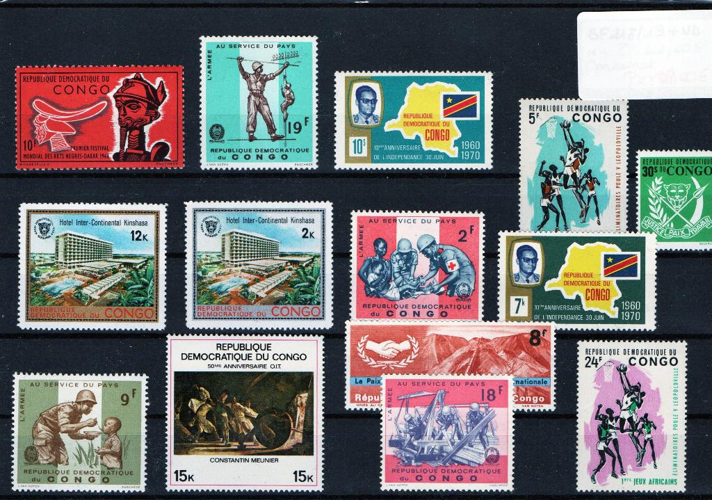 République démocratique  du Congo lot de timbres neufs, Enlèvement ou Envoi