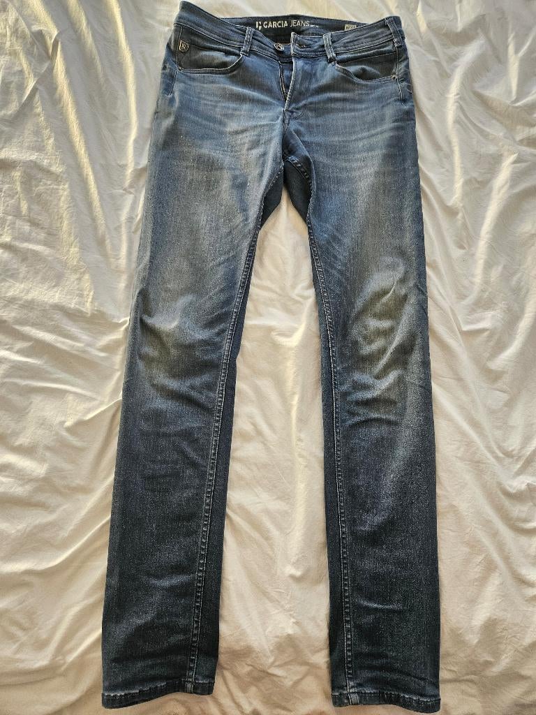 Jeans Garcia Rocco Slim Fit - W31 L34 - blue / stone washed, Garcia, W32 (confectie 46) of kleiner, Zo goed als nieuw, Verzenden