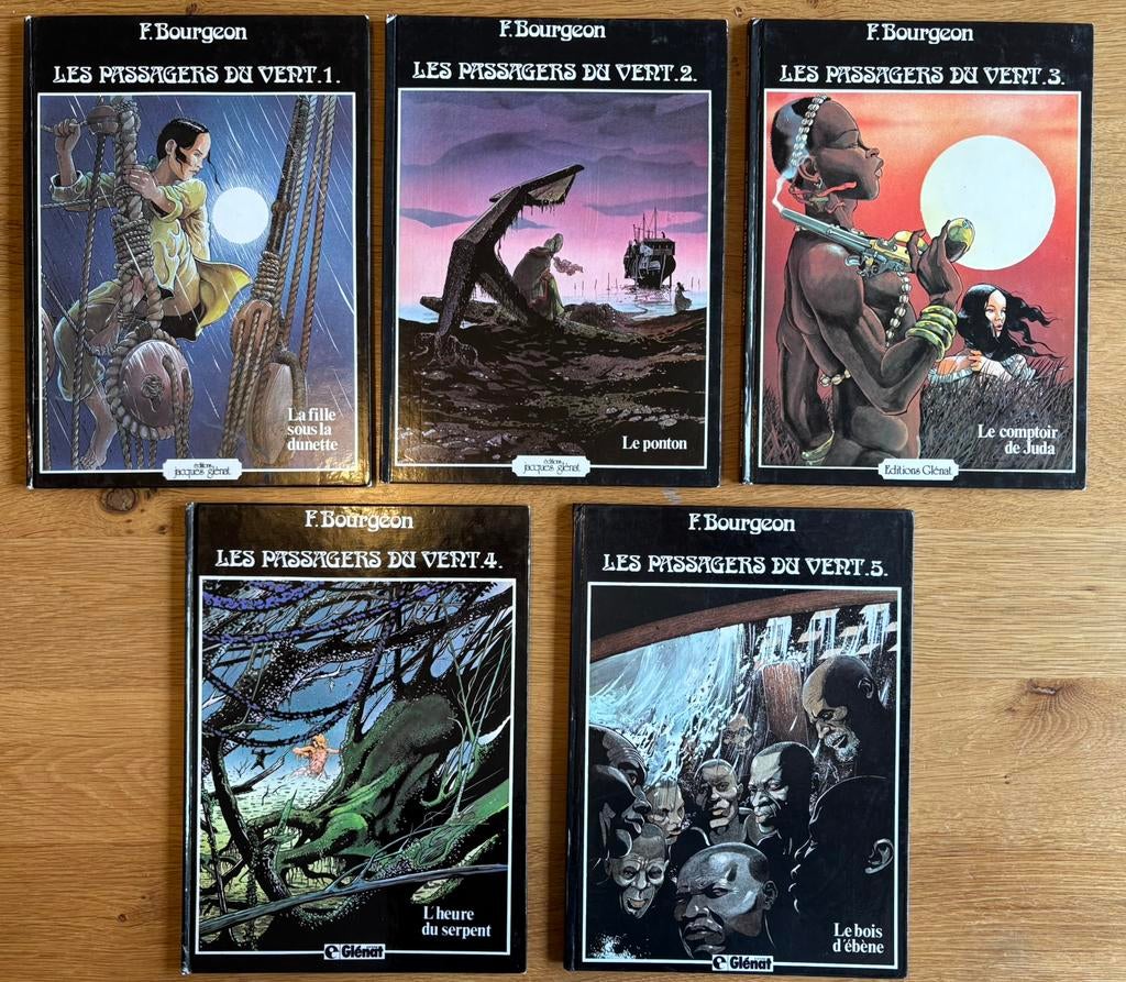 Bourgeon – Passagers du Vent tomes 1 à 5, Livres, Enlèvement ou Envoi