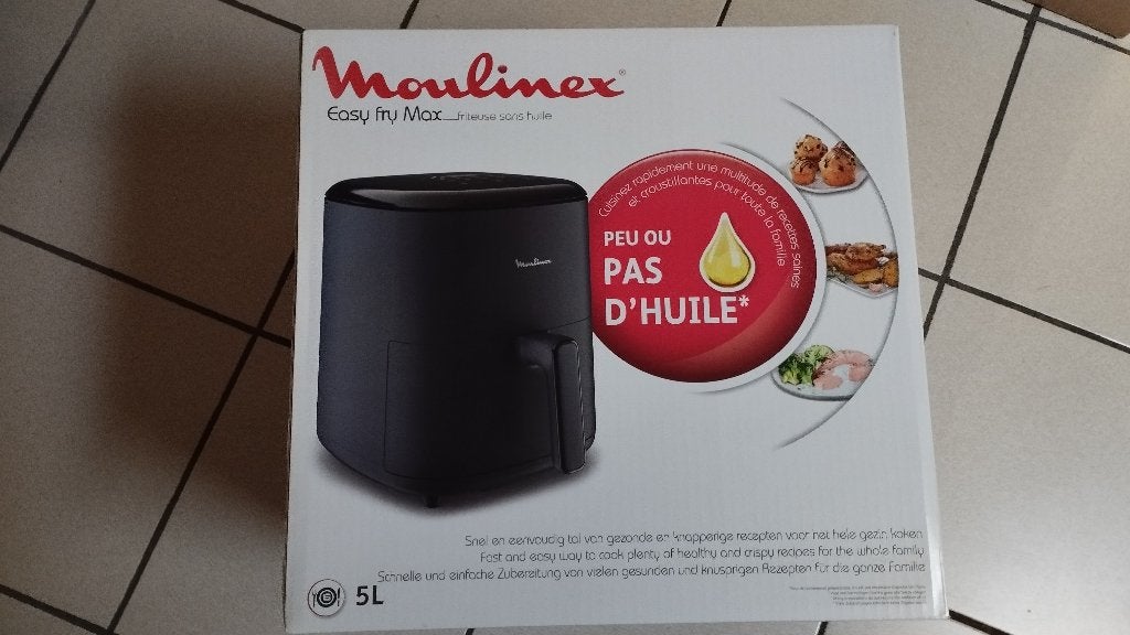 Nieuw Moulinex easy fry max Airfryer 5L 10 programma's, Elektronische apparatuur, Ophalen, Nieuw, Airfryer XL