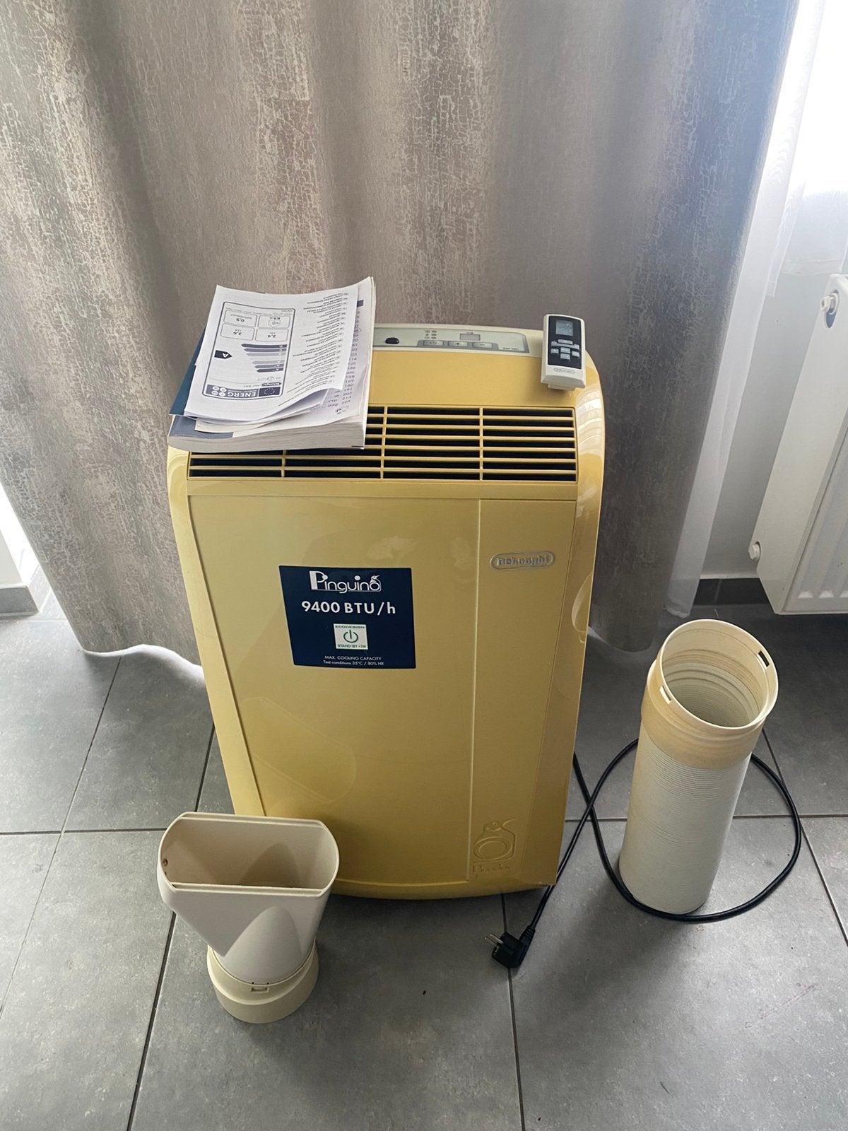 De’Longhi Mobiele Airco 9400 BTU 0465997782, Electroménager, Enlèvement, Climatiseur mobile, Télécommande