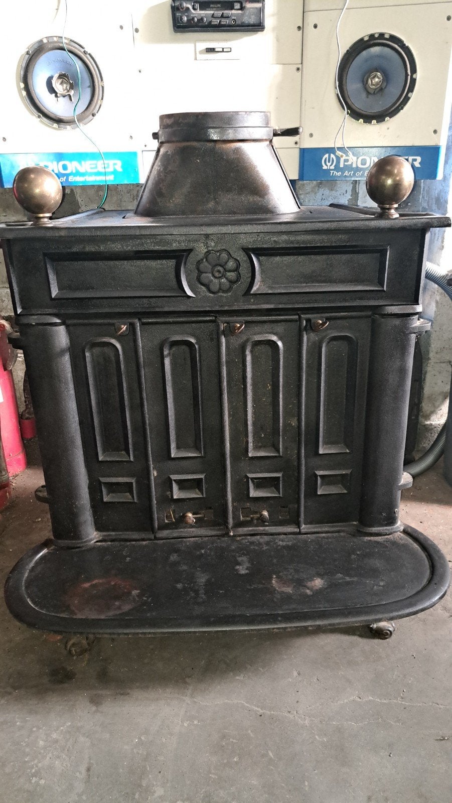 Poele à bois, Enlèvement, Utilisé, Bois, Autoportant
