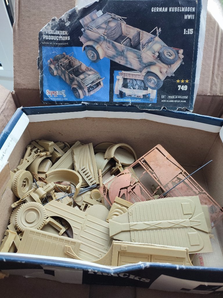KUBELWAGEN      1/15 VERLINDEN, Hobby en Vrije tijd, Modelbouw | Figuren en Diorama's, Ophalen of Verzenden, Nieuw, Groter dan 1:35