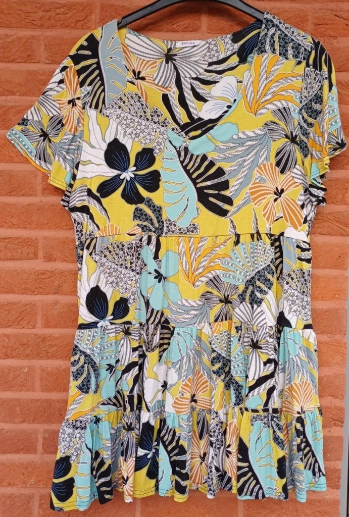 Mooie losse tuniek Paprika M/L 48, Kleding | Dames, Maat 38/40 (M), Geel, Ophalen of Verzenden, Paprika