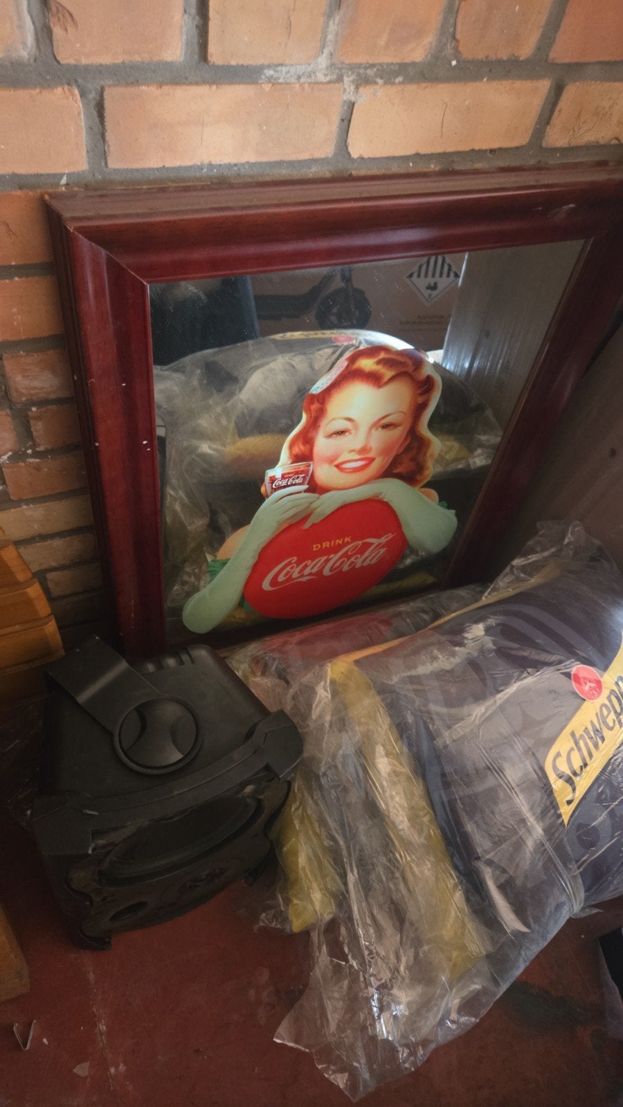 vintage coca cola reclame spiegel, Enlèvement ou Envoi