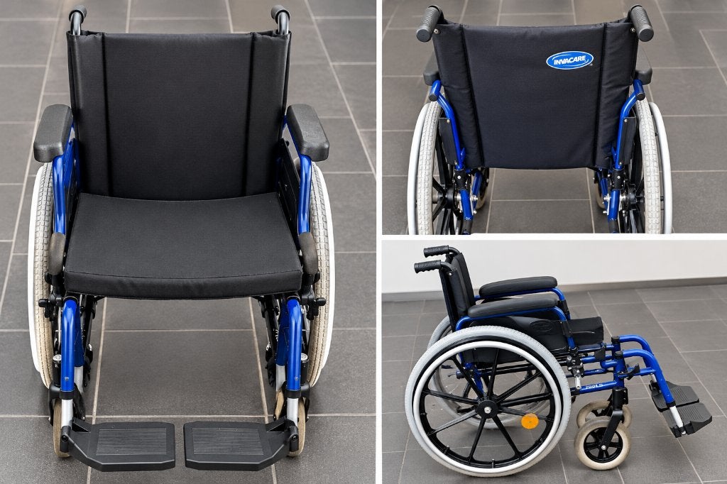 Fauteuil roulant Invacare 2000 LS - bon état, Enlèvement, Pliant, Neuf, Fauteuil roulant manuel