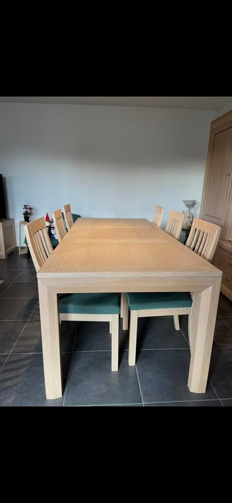 Eetplaats tafel en stoelen, Huis en Inrichting, Complete eetkamers, Ophalen, Zo goed als nieuw