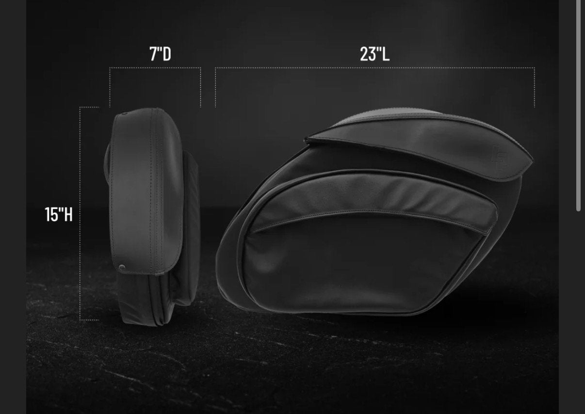 V3 leatherpros full leather / softail, Motoren, Ophalen, Gebruikt