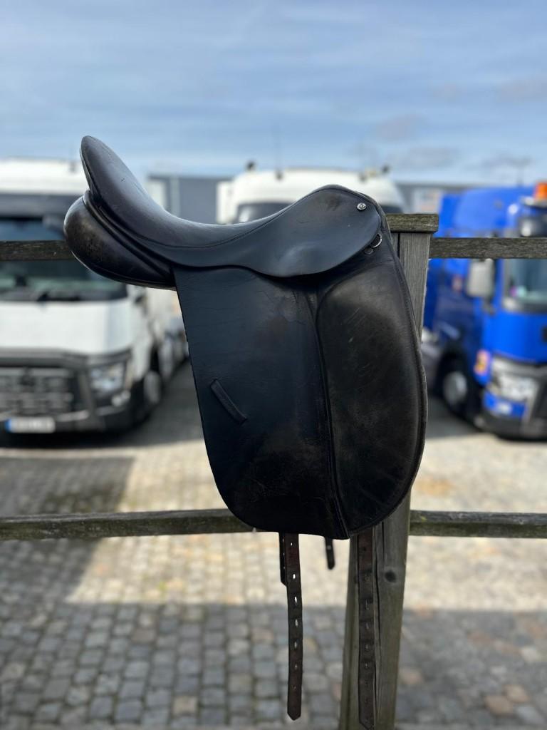 Selle County - Chevaux équestre cuire brun foncé, Enlèvement, Utilisé