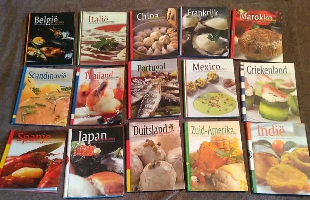 volledige reeks kookboekjes Wereldkeuken 15 stuks, Boeken, Kookboeken, Ophalen of Verzenden, Overige gebieden