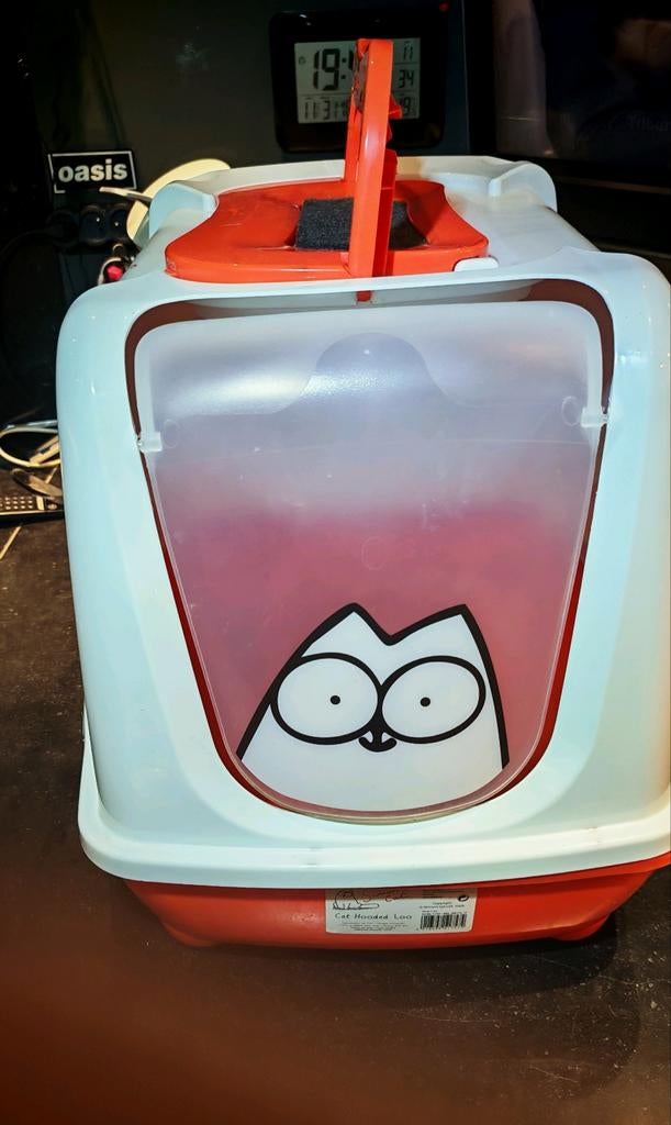 Litière Simon's cat rouge, Animaux & Accessoires, Enlèvement ou Envoi