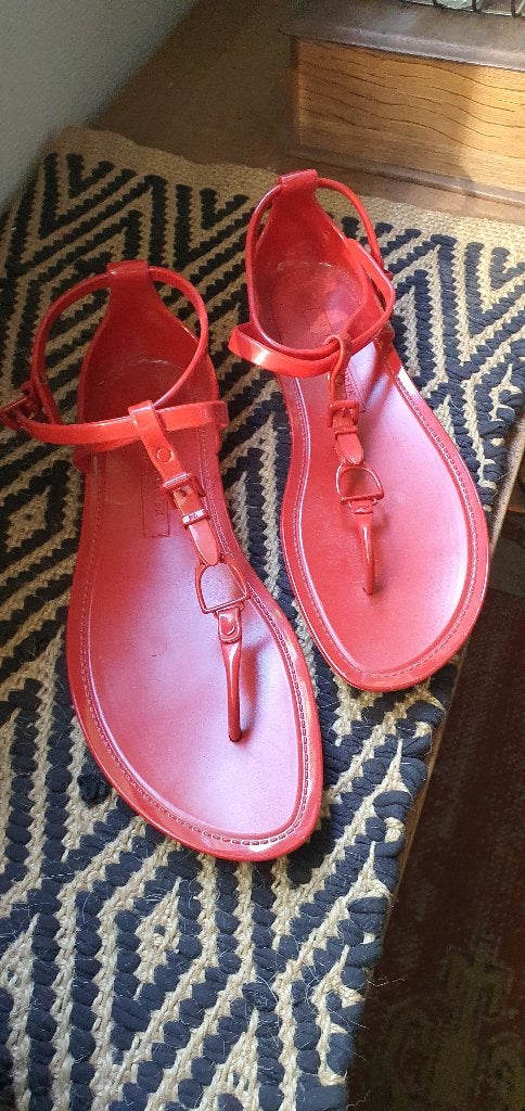 Sandalen maat 41, Nieuw, Ralph Lauren, Rood, Sandalen of Muiltjes