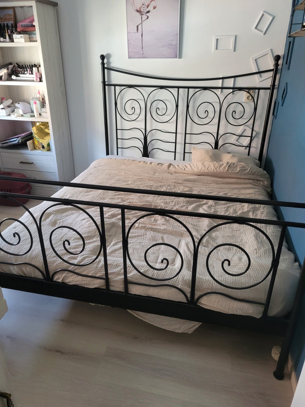 Romantisch bed  incl bodem en matras, Huis en Inrichting, Slaapkamer | Bedden, Ophalen