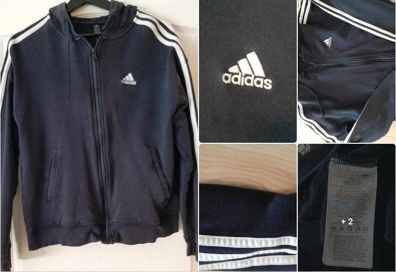 Sweatvest Adidas S, Ophalen of Verzenden, Gedragen, Maat 36 (S), Blauw