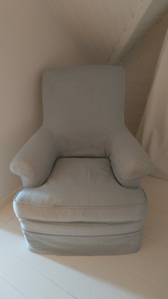 ZETEL LONG ISLAND STIJL LICHTBLAUW, Ophalen, Eenpersoons, 100 tot 125 cm, Zo goed als nieuw