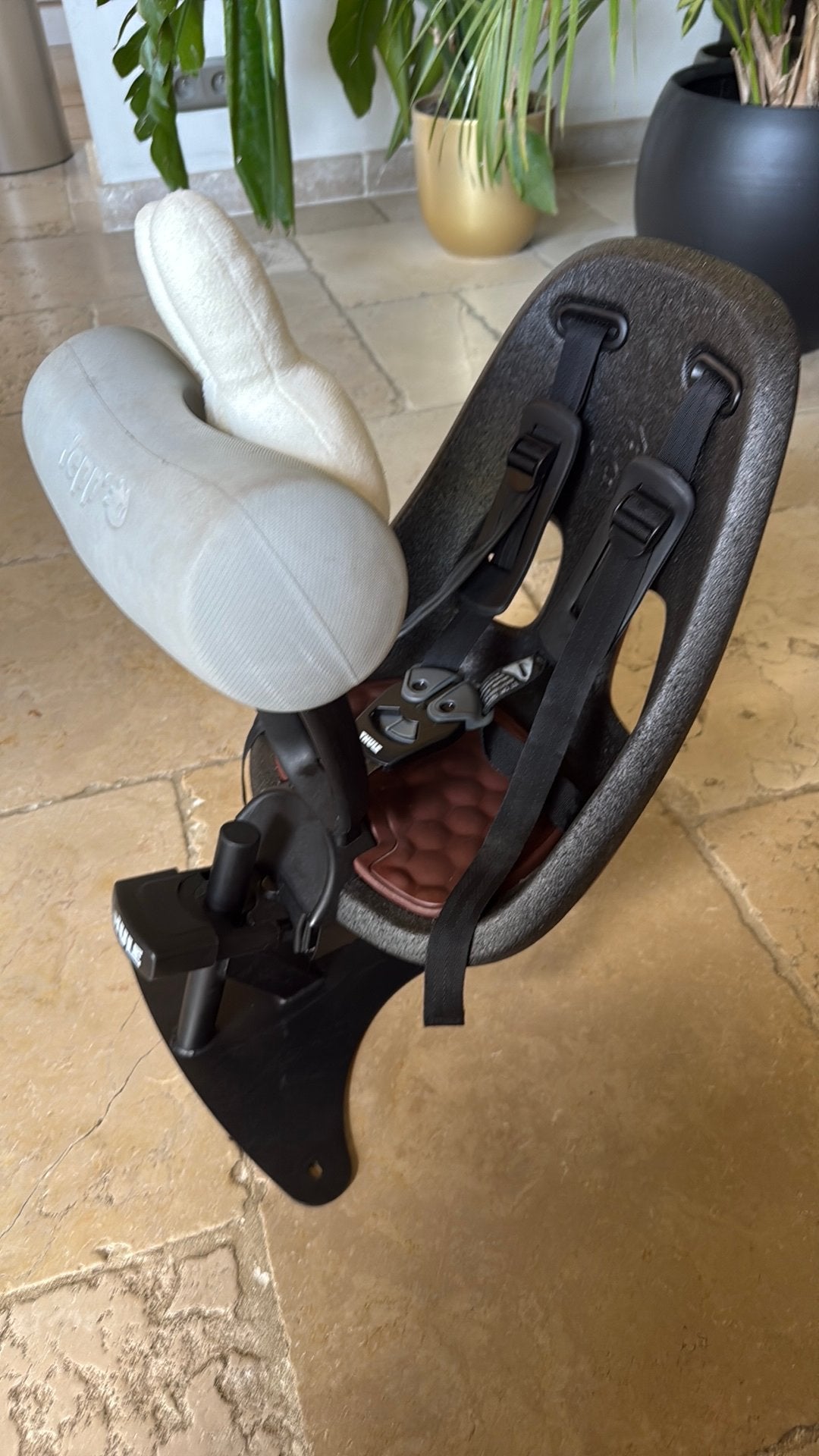 Lovens fietsstoeladapter + Thule Yepp Nexxt Mini, Ophalen, Zo goed als nieuw