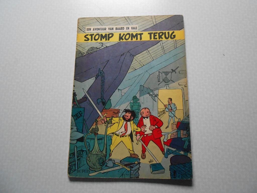 baard en kale 5 Stomp komt terug 1958 1ste druk., Boeken, Gelezen, Will & Rosy, Eén stripboek, Ophalen of Verzenden